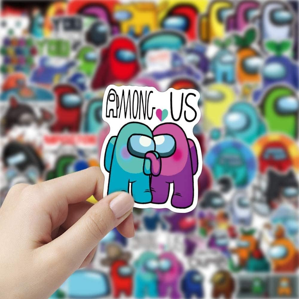 Anime Stickers 100 Laptop Stickers Video Game Stickers for Cell Phones Skateboard Guitar Water Bottle Luggage Skateboard Stickers for Teenagers and Children
