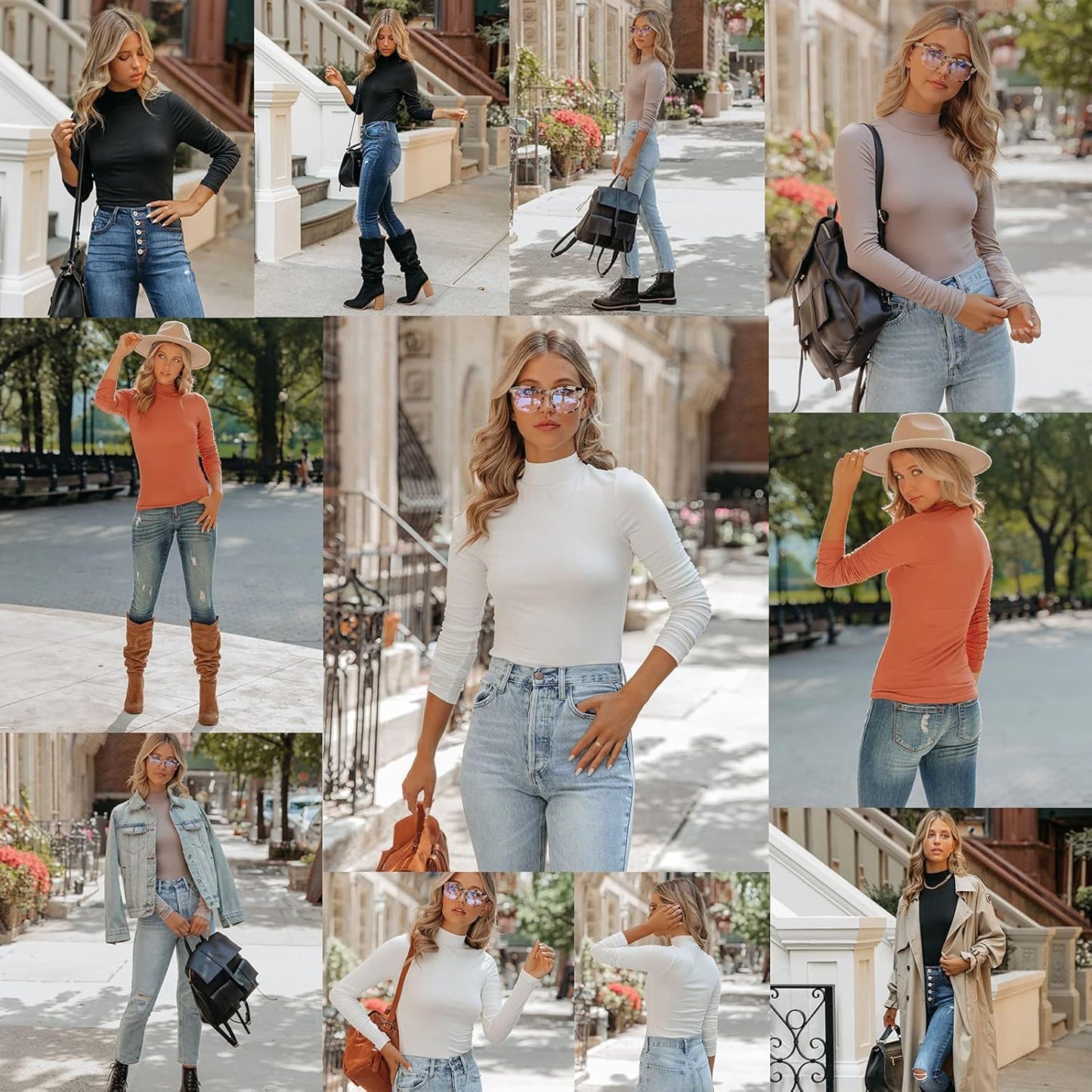 Women'S Lightweight Fitted Long Sleeve Tee Shirt Turtleneck Pullover Basic9 Tunic Tops Blue Green Xx-Large