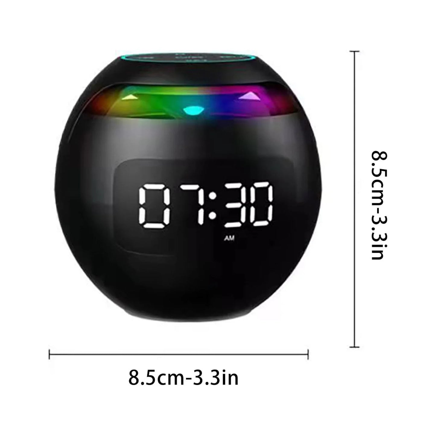 Reduction Wireless Bluetooth Speaker High Volume High Sound Quality Mini Alarm Clock Student Rechargeable Small Speaker Smart Subwoofer