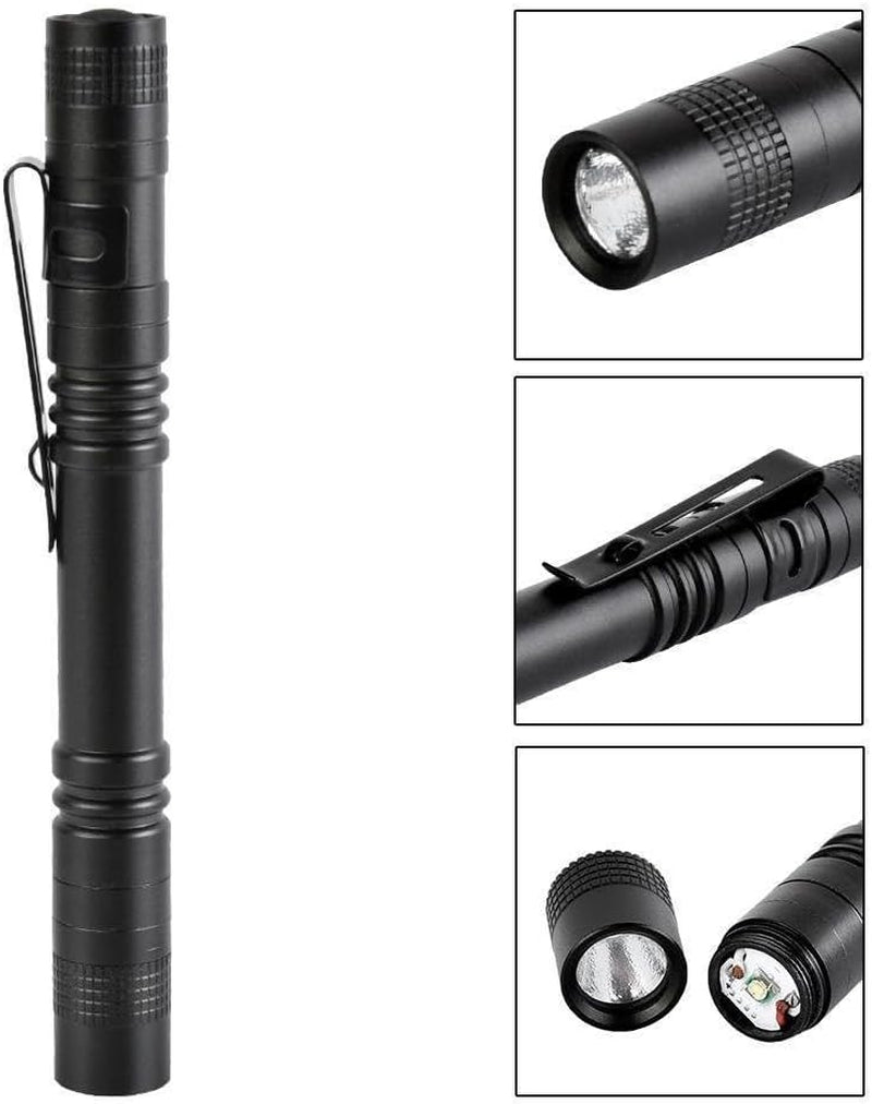 Pen Flashlight,5Pcs Led Pen Light Flashlights with Clip,Mini Pocket Flashlight Small Penlight Inspection Flashlight