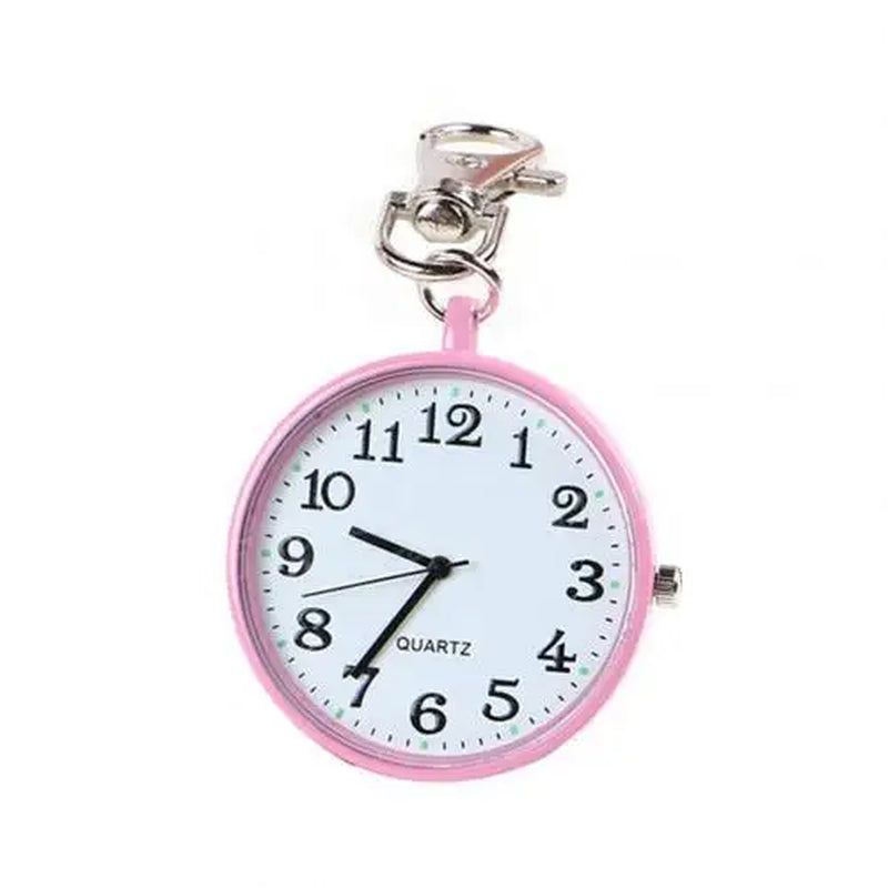 Hot Sell Fashion Pocket Watches Men Women Watch round Dial Quartz Analog Nurse Medical Keychain Pocket Watch Reloj De Bolsillo
