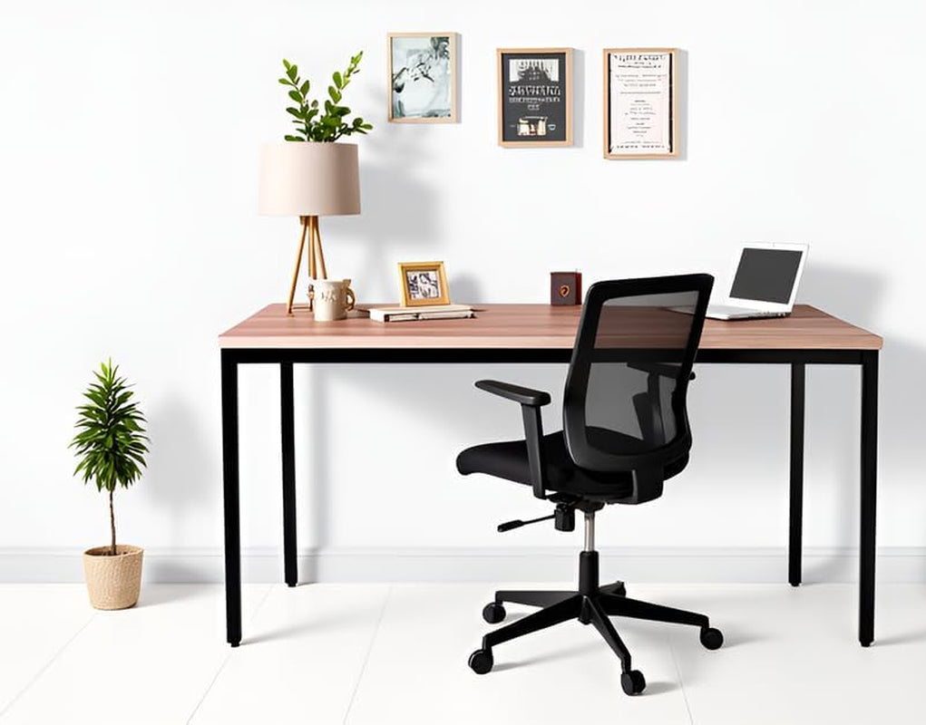 Computer Desk 24X55 Inch for Home Office - Simple and Sturdy, Perfect Notebook Writing Desk, Study Table, Dining Table Workstation - Ideal for Office and Home Office Use