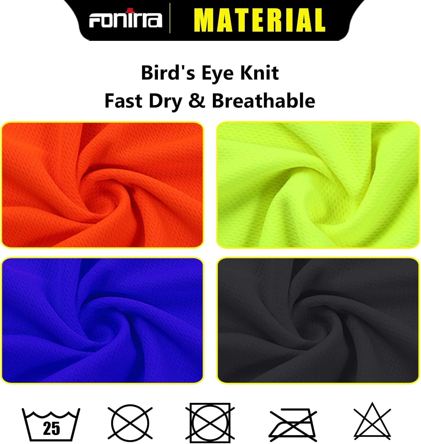 Safety Reflective High Visibility Shirt for Men ANSI Class 3 Hi Vis Construction Work Shirts with Short Sleeve(Blue,L)