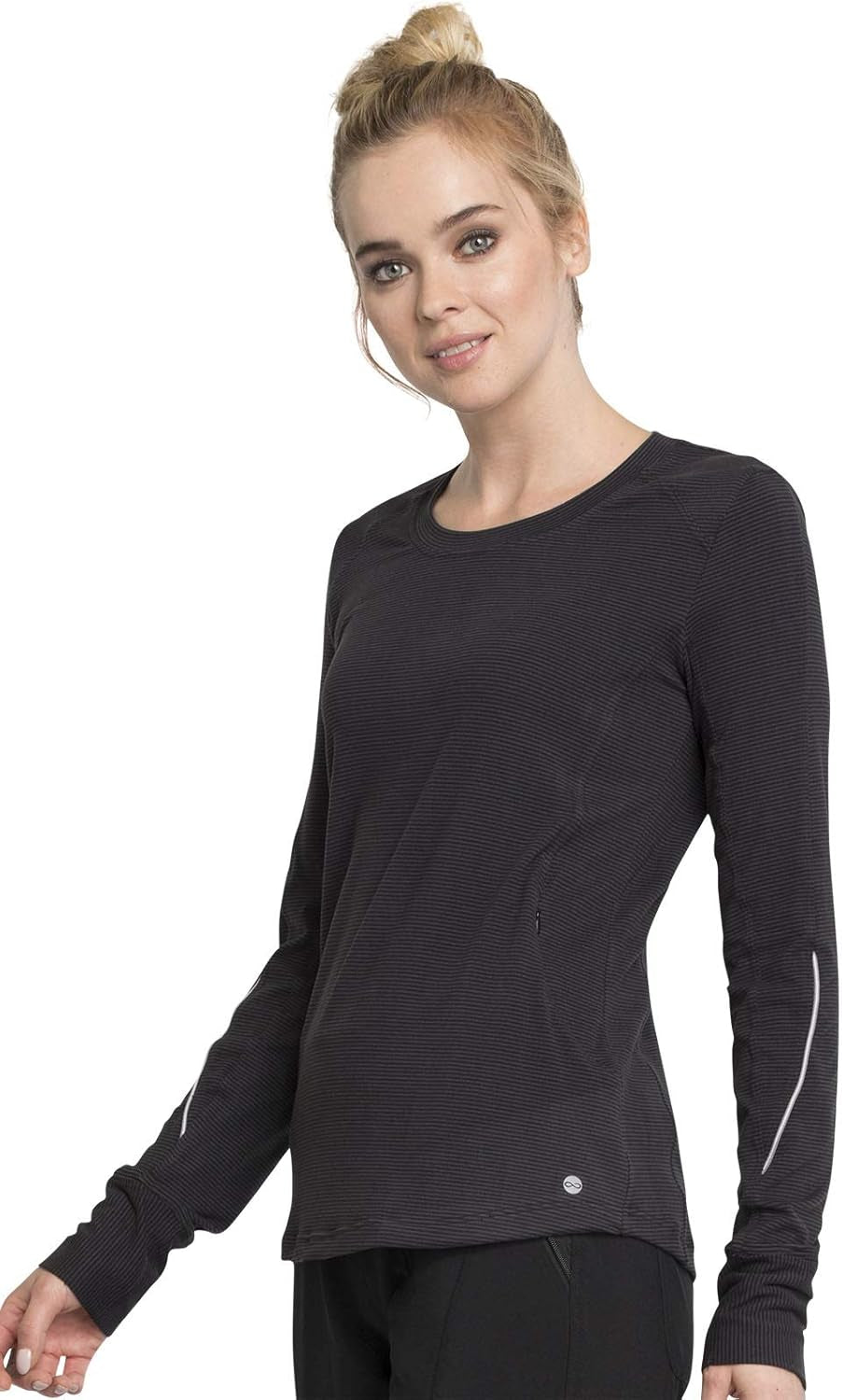Cherokee Women Underscrubs Long Sleeve Knit Tee CK765