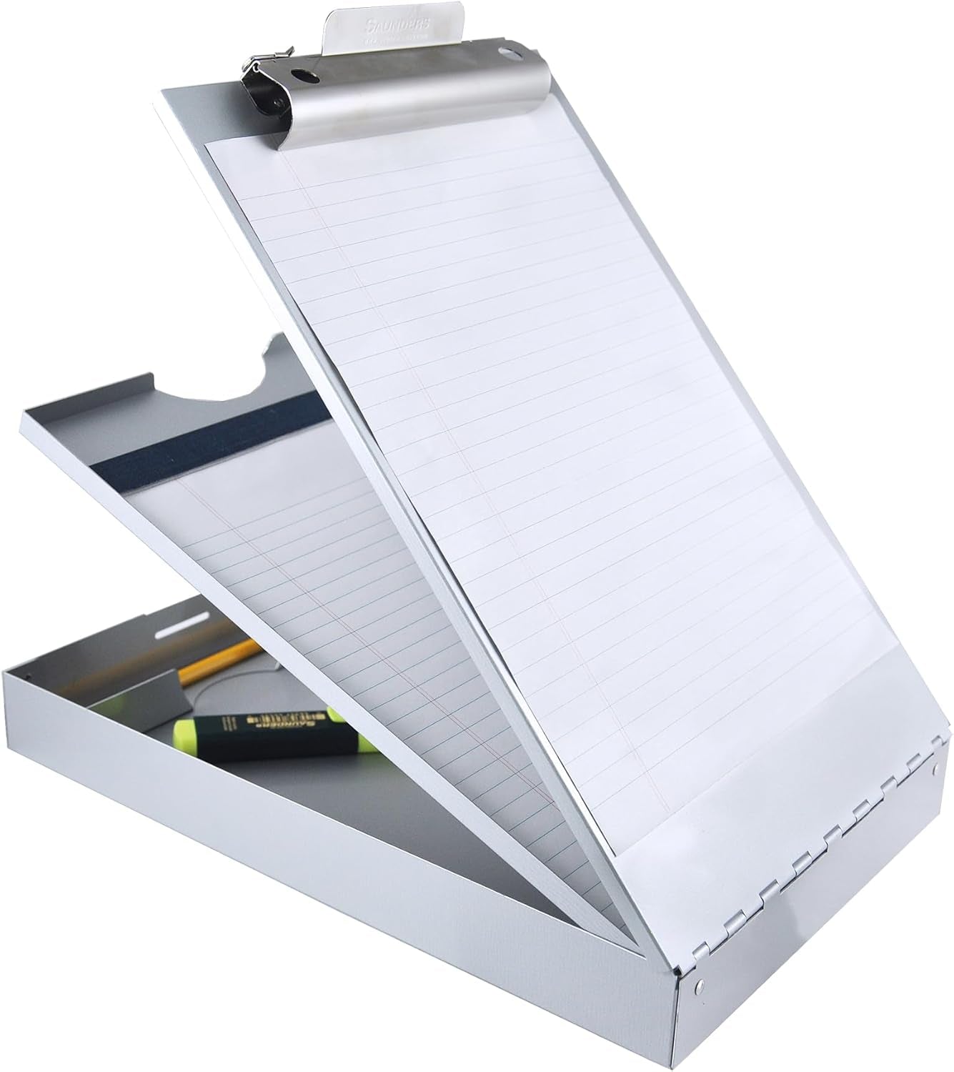 Saunders Metal Clipboard with Storage, Letter Size Heavy Duty Contractor Grade C