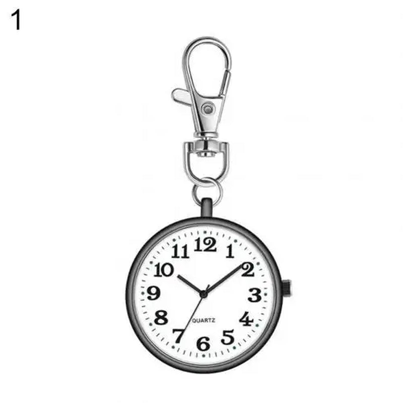 Hot Sell Fashion Pocket Watches Men Women Watch round Dial Quartz Analog Nurse Medical Keychain Pocket Watch Reloj De Bolsillo