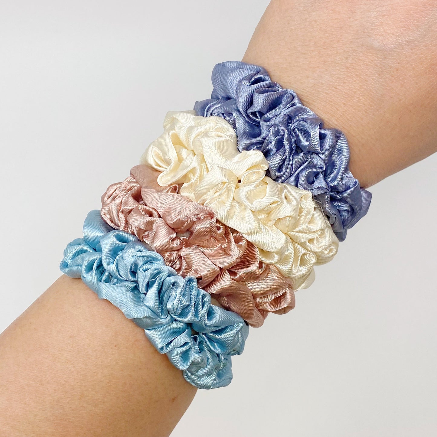 Satin Self Care Scrunch Set of 8