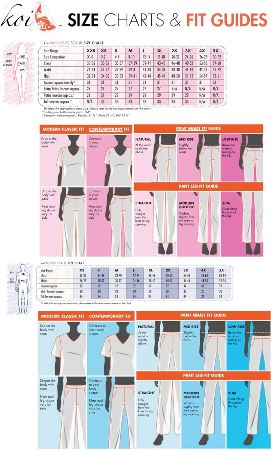 Basics 605 Men'S Scrub Pant