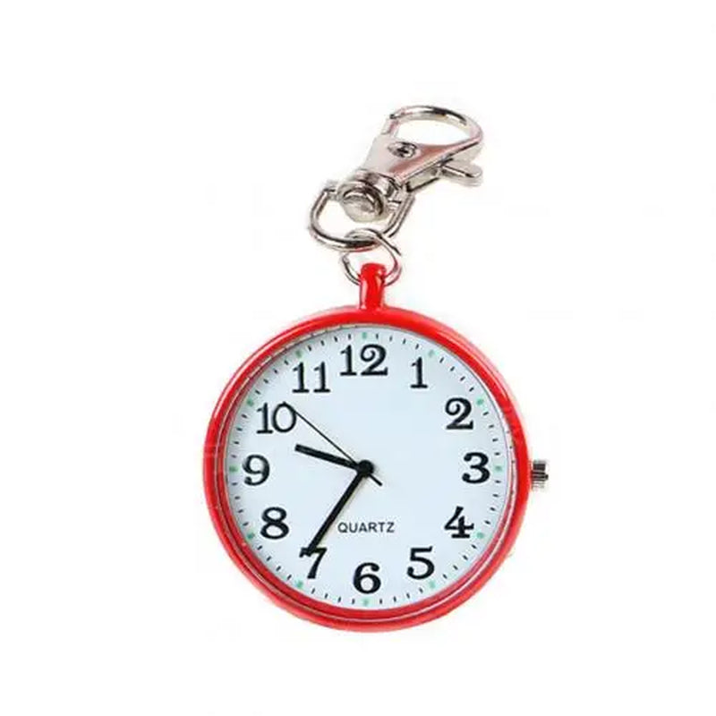 Hot Sell Fashion Pocket Watches Men Women Watch round Dial Quartz Analog Nurse Medical Keychain Pocket Watch Reloj De Bolsillo