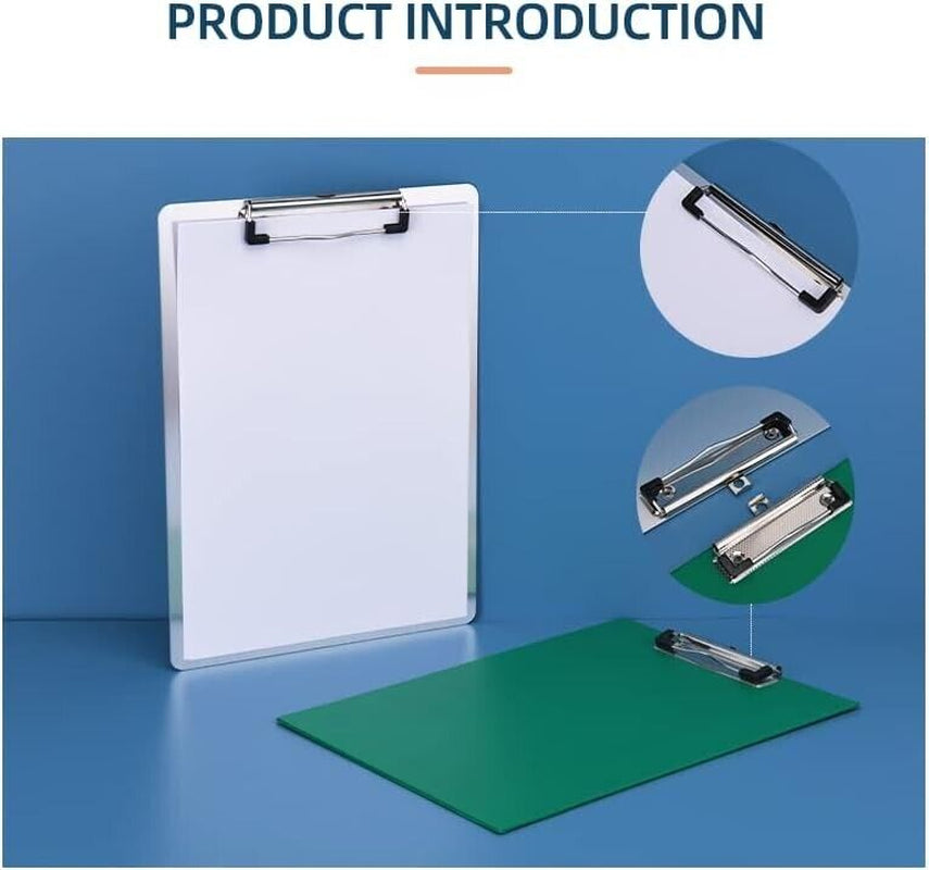 MKKENLEY A4 Slim Plastic Clipboard with Storage, Folder Nursing Clipboard