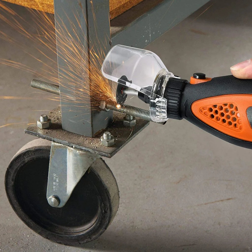 Rotary Tool Kit with Upgraded Multipro Keyless Chuck, Versatile Accessories