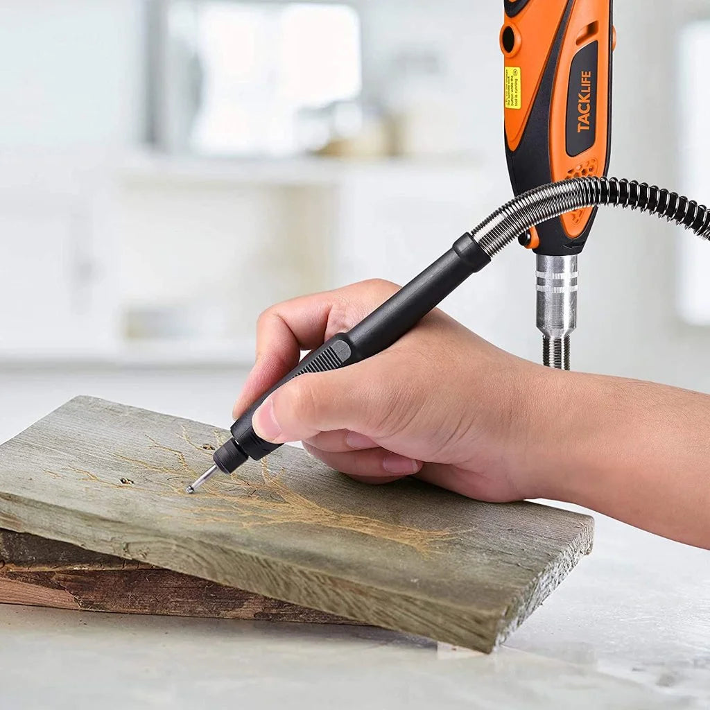 Rotary Tool Kit with Upgraded Multipro Keyless Chuck, Versatile Accessories