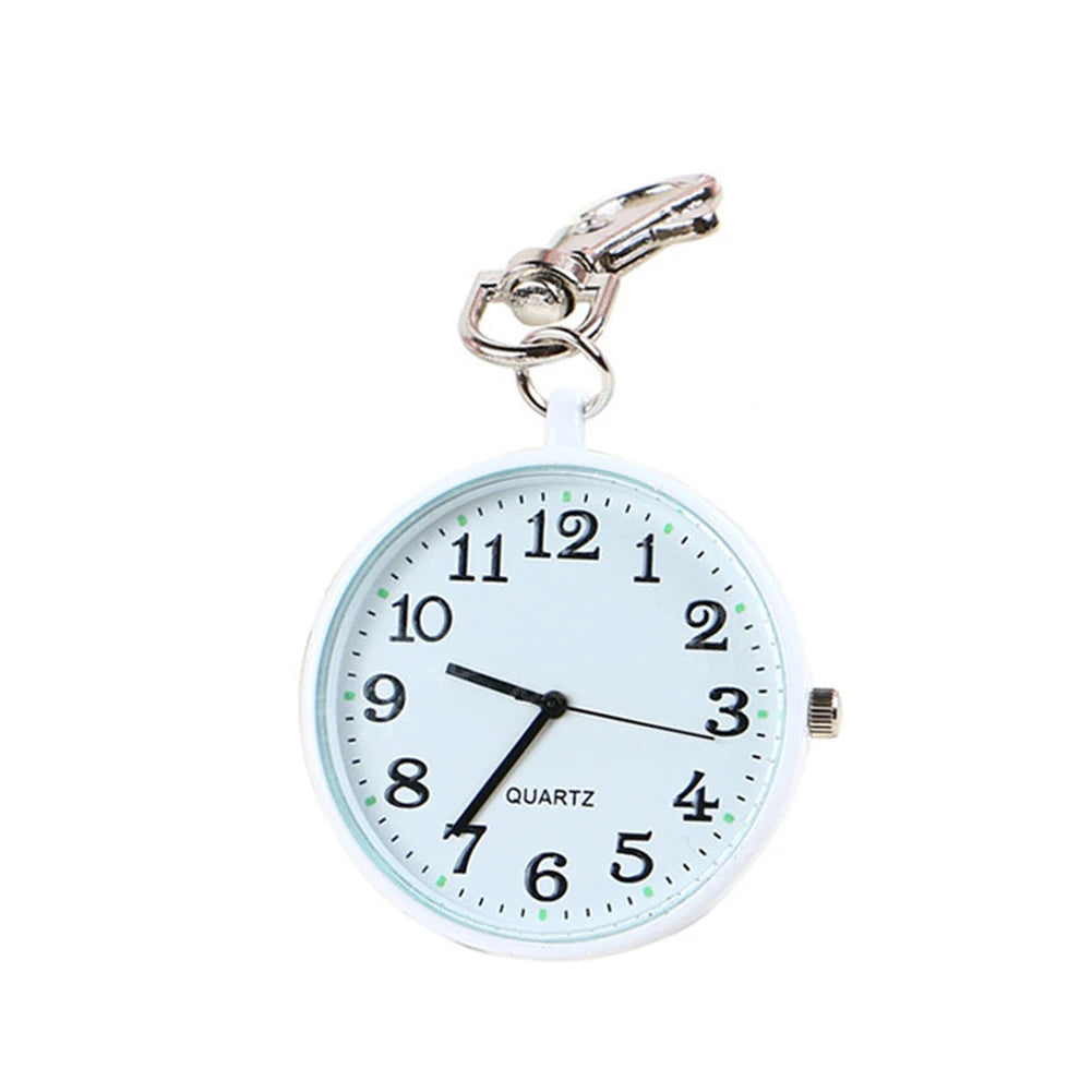 Hot Sell Fashion Pocket Watches Men Women Watch round Dial Quartz Analog Nurse Medical Keychain Pocket Watch Reloj De Bolsillo
