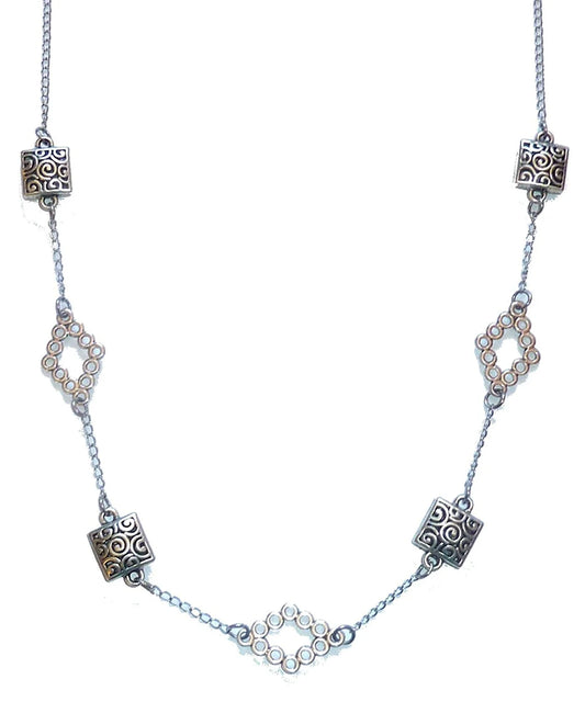 Angle Shapes Women'S Chain Fashion Lanyard Necklace, Jewelry ID Badge and Key Holder, 34 In.