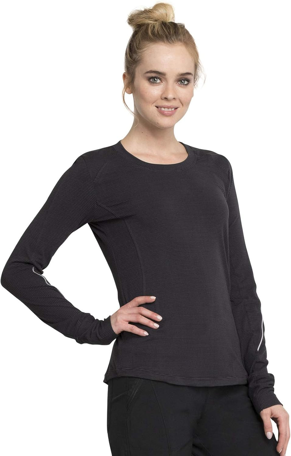 Cherokee  Women Underscrubs Long Sleeve Knit Tee CK765