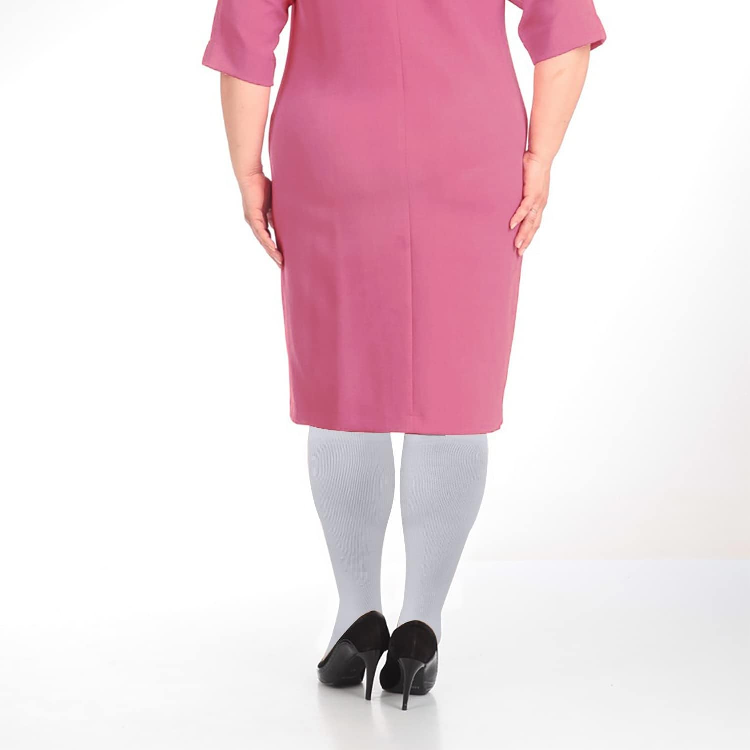 Plus Size Compression Socks Wide Calf Men Women Knee High 20-30 Mmhg Breathable Circulation Xl 2Xl 3Xl 4Xl 5Xl