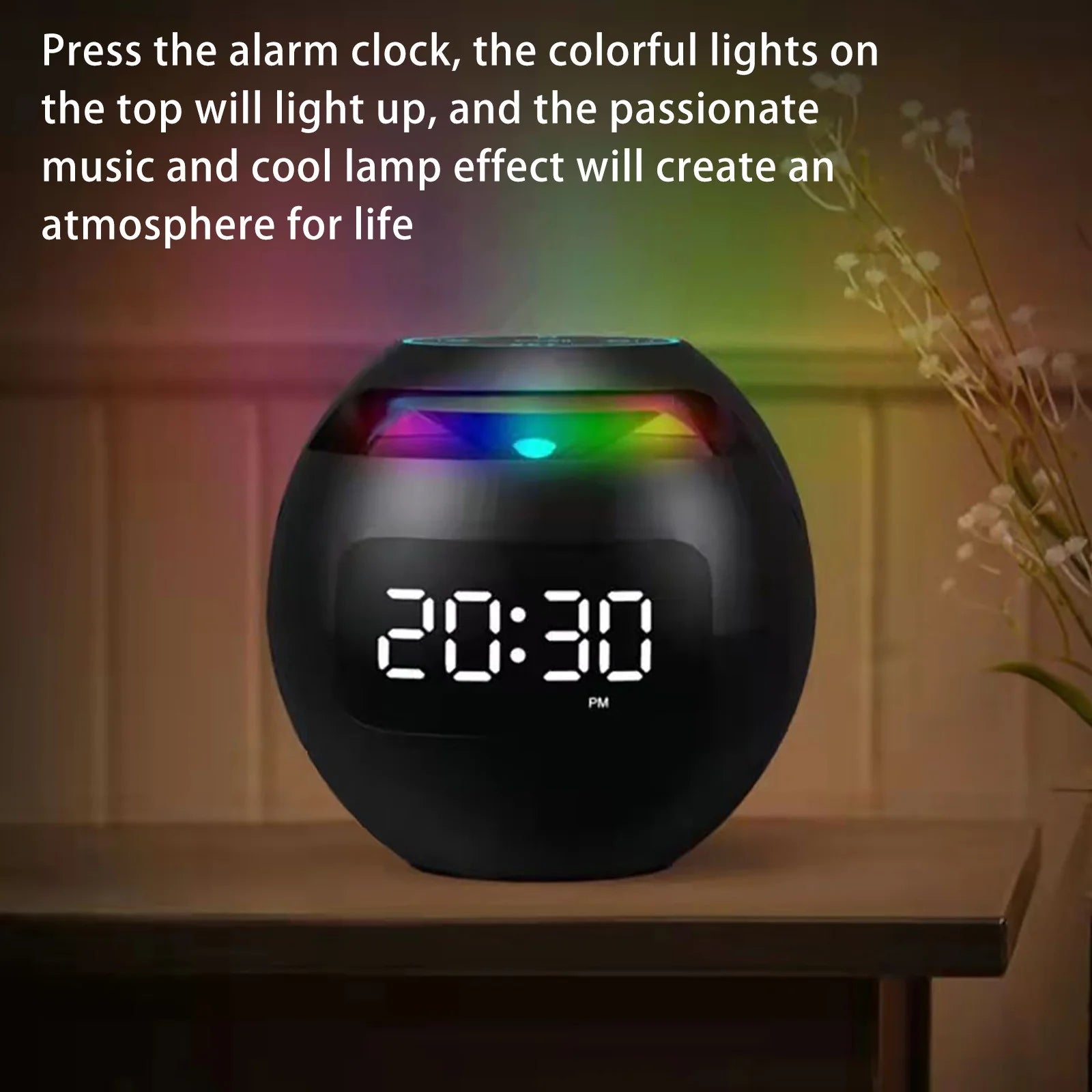 Reduction Wireless Bluetooth Speaker High Volume High Sound Quality Mini Alarm Clock Student Rechargeable Small Speaker Smart Subwoofer