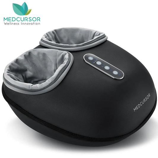 Shiatsu Foot Massager Machine with Heat Roller Muscle Relaxation Pain Relief Electric Fully Wrapped Foot Massage
