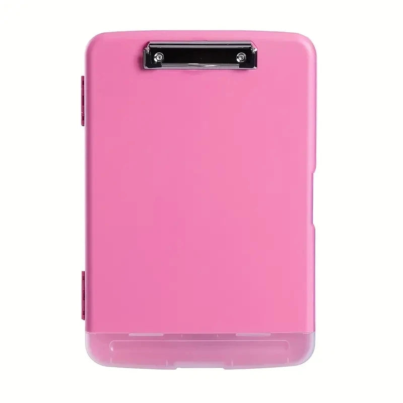 New Multifunctional Clipboard with Storage PP Folder Storage Box File Box A4 Whiteboard Keeping Your Documents Organized