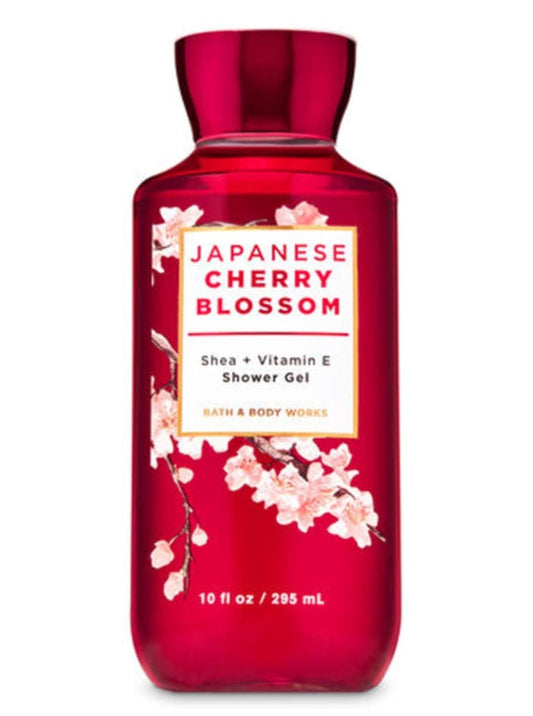 Bath and  Works Japanese Cherry Blossom Shower Gel 10 Ounce Summer 2020 Label