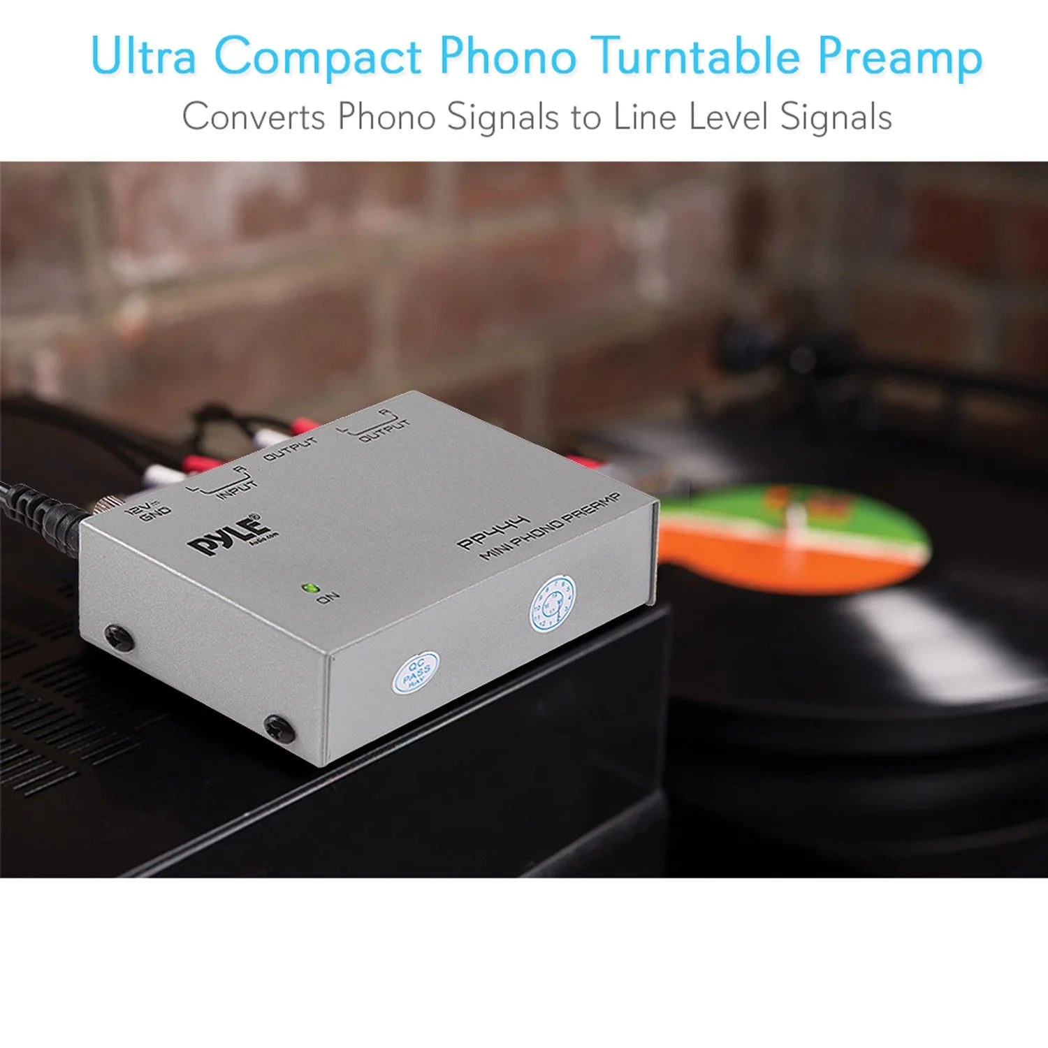® Ultra-Compact Phono Turntable Preamp