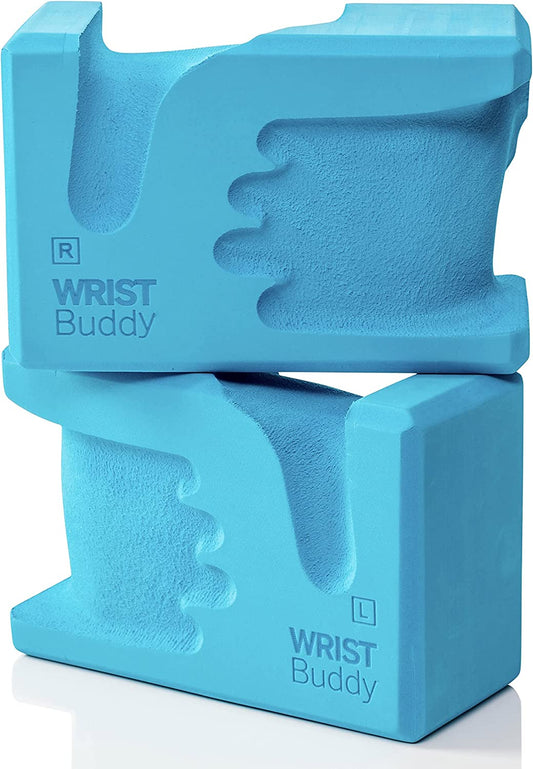 ® Yoga Blocks 2 Pack | Reduces and Prevents Wrist Pain, Enhances Comfort Stability and Grip Strength on the Blocks | Hand-Shaped Blocks | EVA Yoga Accessories Set | Best Gifts for Yoga