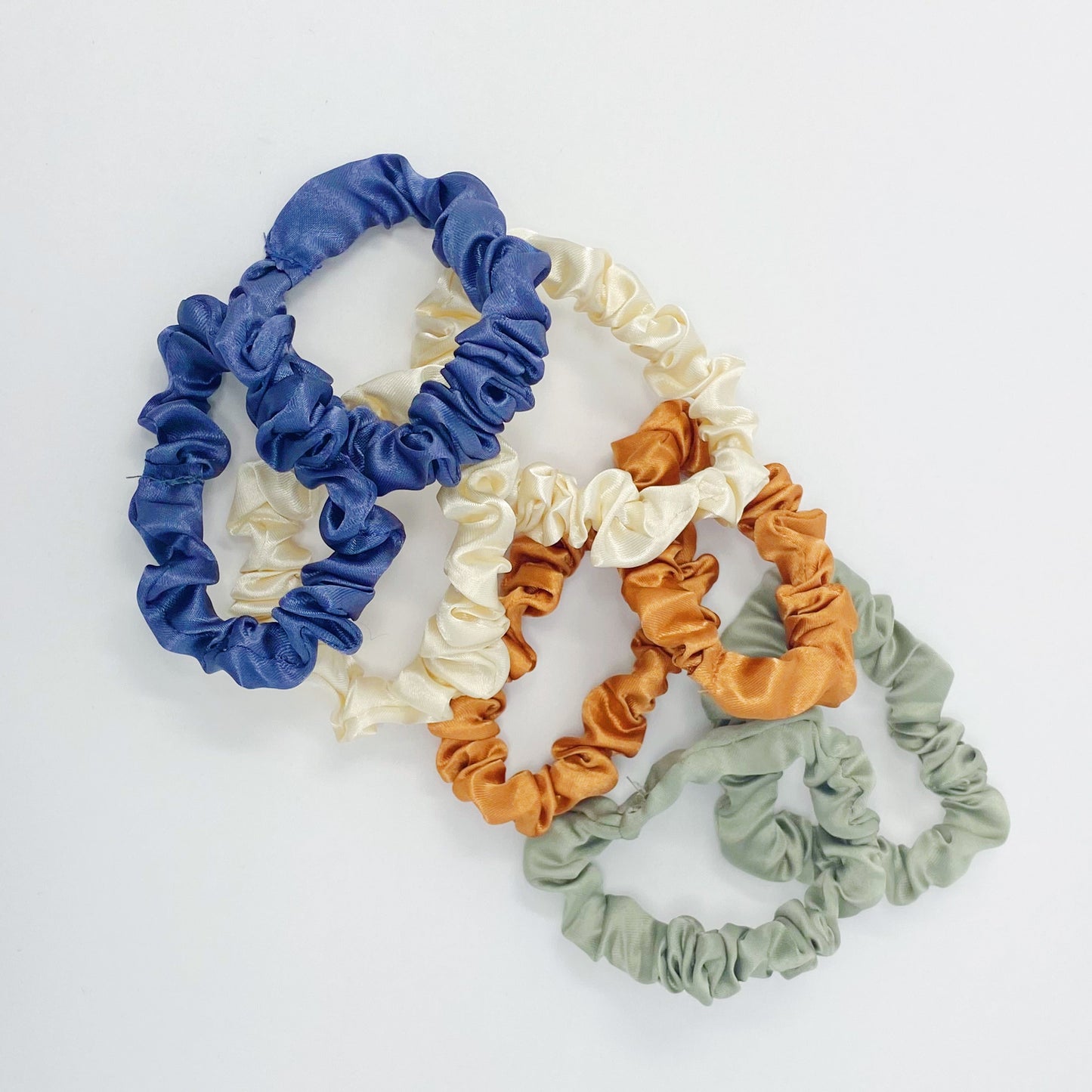 Satin Self Care Scrunch Set of 8