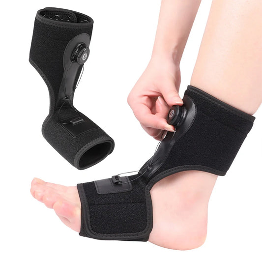 Adjustable Drop Foot Brace Foot Drop Corrector Ergonomic Foot Stretcher Brace Ankle Foot Orthosis Support for Right or Left Foot