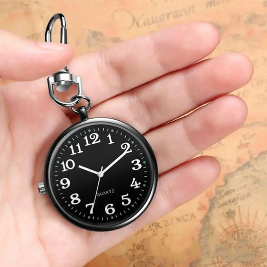 Hot Sell Fashion Pocket Watches Men Women Watch round Dial Quartz Analog Nurse Medical Keychain Pocket Watch Reloj De Bolsillo