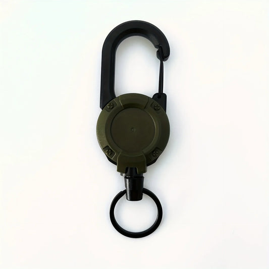 1/2/4Pcs Extendable Retractable Holders Keychain Badge Reels Heavy Duty Clip with Carabiner Key Chain for Men Outdoor Bags