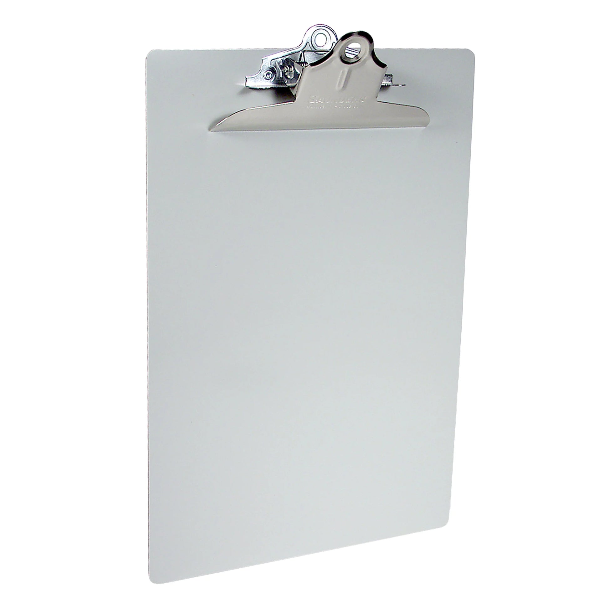Recycled Aluminum Clipboard, A, High Capacity Clip, Letter, Silver
