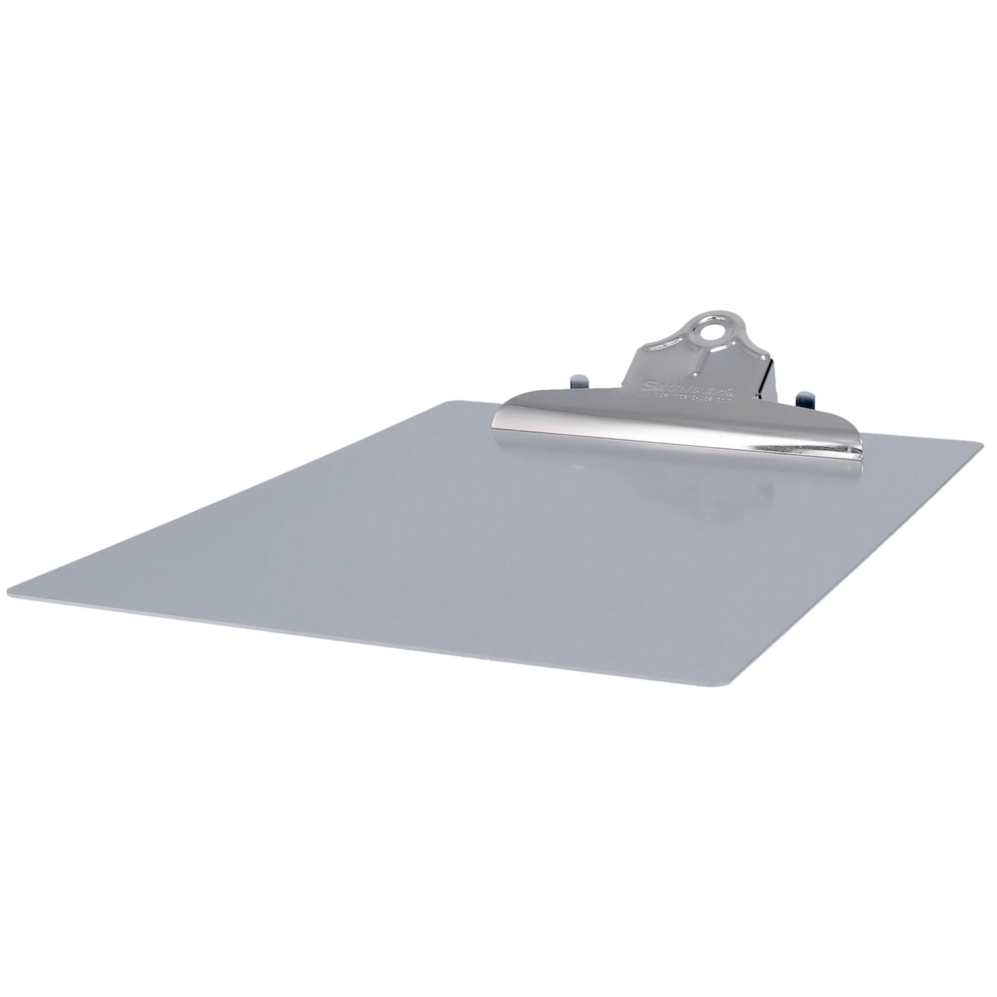 Recycled Aluminum Clipboard, A, High Capacity Clip, Letter, Silver