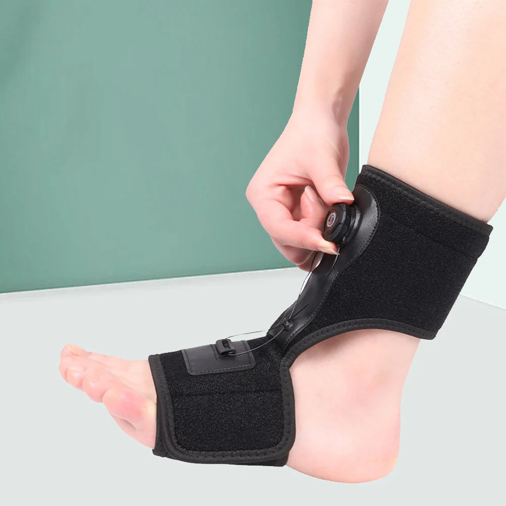 Adjustable Drop Foot Brace Foot Drop Corrector Ergonomic Foot Stretcher Brace Ankle Foot Orthosis Support for Right or Left Foot
