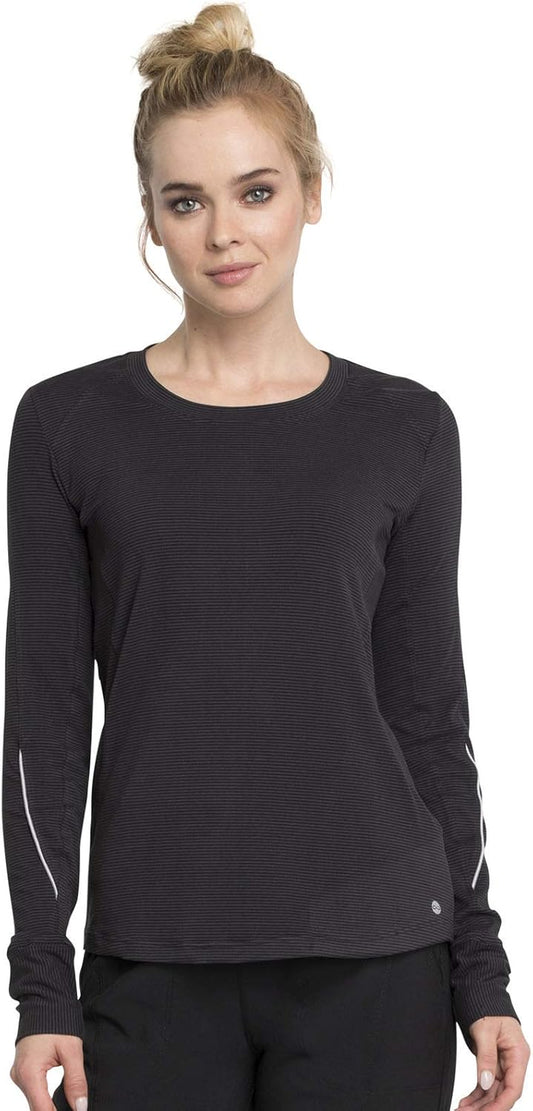 Cherokee  Women Underscrubs Long Sleeve Knit Tee CK765