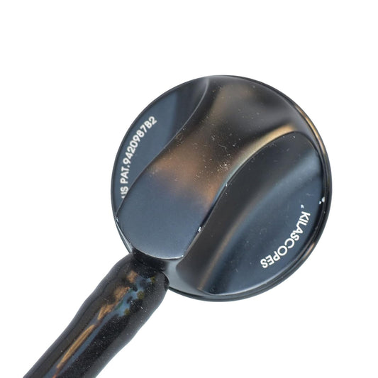 Specialist, Single Head Cardiology Stethoscope, Professional Quality, Classic Tube K970 Black/Black