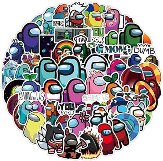 Anime Stickers 100 Laptop Stickers Video Game Stickers for Cell Phones Skateboard Guitar Water Bottle Luggage Skateboard Stickers for Teenagers and Children